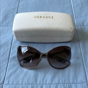Versace Women's Dark Brown Sunglasses